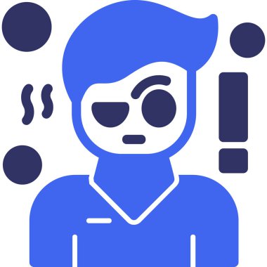 avatar. Web simgesi basit illüstrasyon