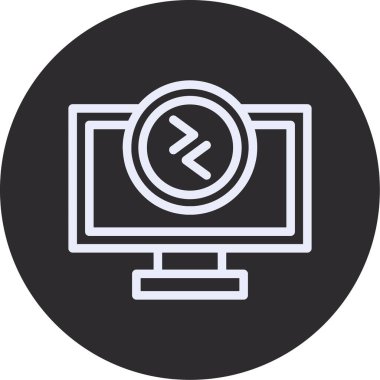 seo modern simgesinin vektör illüstrasyonu