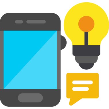 Sohbet iletisi vektör simgesi