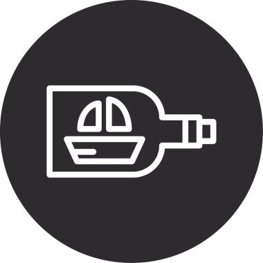 Fiş. Web simgesi basit illüstrasyon