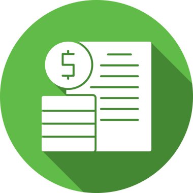 Dolar. Web simgesi basit tasarım