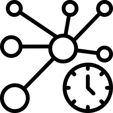 şebeke. Web simgesi basit illüstrasyon