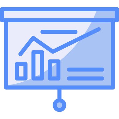 İş dünyasındaki analiz iş veri simgesi - yönetim kategorisi