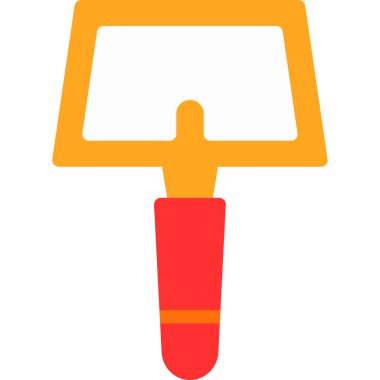 İnşaat küreği. Basit resimleme