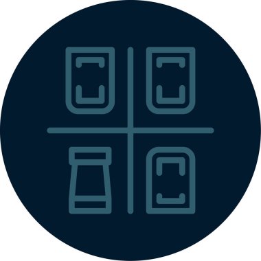 Modern b 'nin vektör illüstrasyonu eksik simgesi