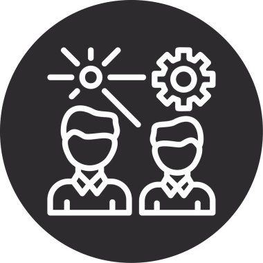 Kişisel ve ticari kullanım için yaratıcı vektör simgesi simgesi vektör çizimi..