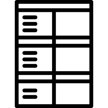 Pencere. Web simgesi basit illüstrasyon