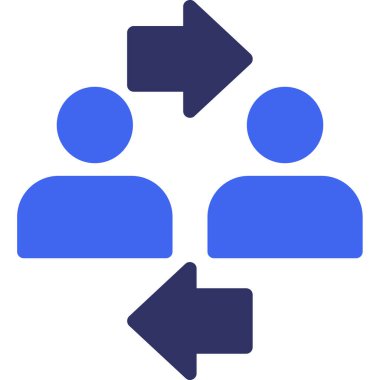 Yönlendirme vektörü simgesi. Basit resimleme