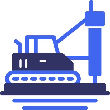 Fabrika. Web simgesi basit illüstrasyon