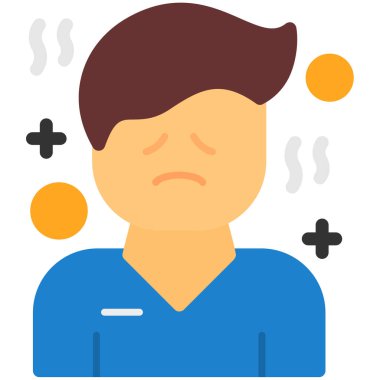 Ateşim var. Web simgesi basit illüstrasyon