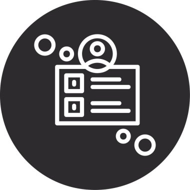 İş ve finans simgesinin vektör illüstrasyonu