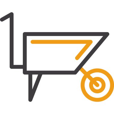 Sepet ikonu vektör illüstrasyonu