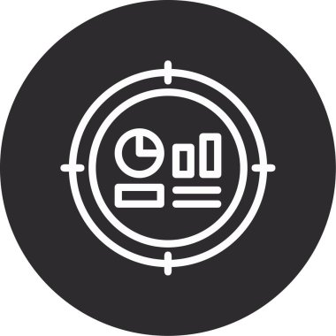 seo modern simgesinin vektör illüstrasyonu