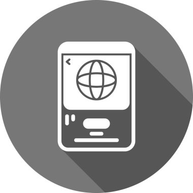 Kolayca değiştirebilen veya düzenleyebilen genel ağ simgesi vektör simgesi