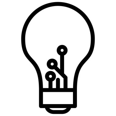 Fikir simgesi vektör illüstrasyonu