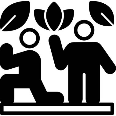 aile simgesi vektör illüstrasyonu