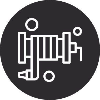 Modern oto tamir simgesinin vektör illüstrasyonu