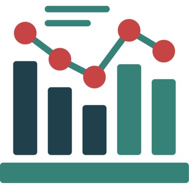 bar çizelgesi vektör simgesi