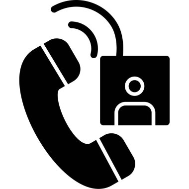 Çağrı. Web simgesi basit illüstrasyon