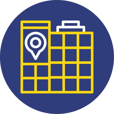 Harita işaretleyici. basit vektör