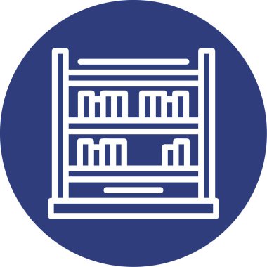 Mobilya simgesinin vektör illüstrasyonu