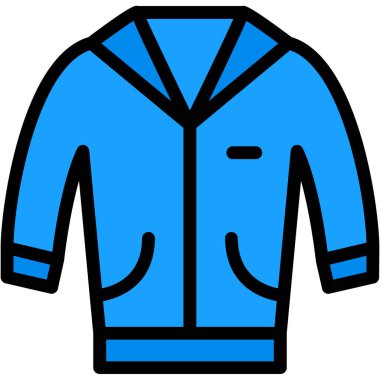 Ceket simge vektör çizim