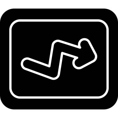 Tek bir ırk simgesinin vektör çizimi