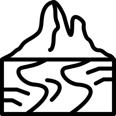 dondurma simgesi, vektör illüstrasyonu