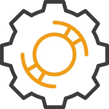 Teçhizat Web simgesi basit illüstrasyon