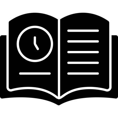 Kitap ikonu. Web için basit kitap vektör simgeleri çizimi