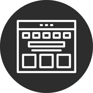 seo modern simgesinin vektör illüstrasyonu