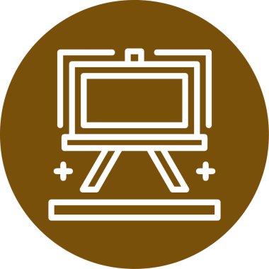 Modern kamera simgesinin vektör illüstrasyonu