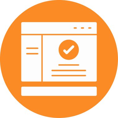 Web simgesi vektör illüstrasyonu