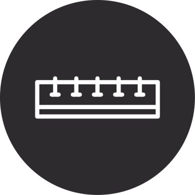 Modern b 'nin vektör illüstrasyonunda müziğin eksik simgesi