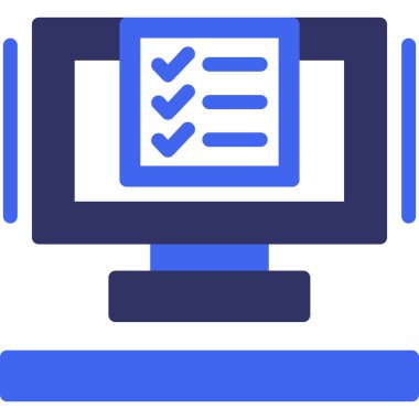 dizüstü bilgisayar simgesini düz biçimli kontrol et