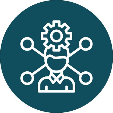 Modern bir simgenin vektör illüstrasyonu