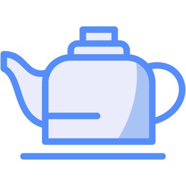 çay fincanı ikonu vektör illüstrasyonu