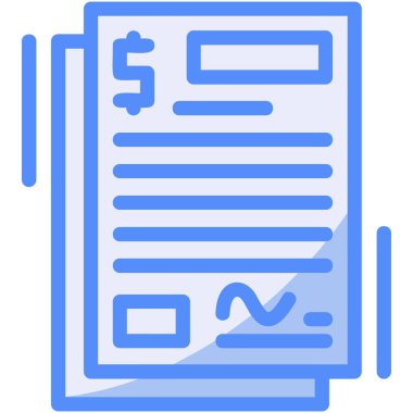 fatura kağıt belge simgesi