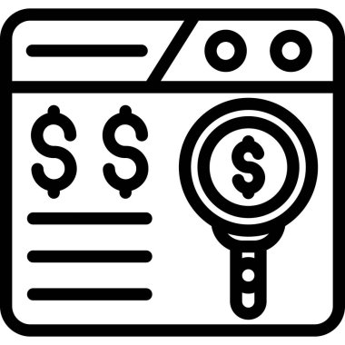 mali muhasebe finans simgesi