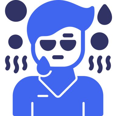 Soğuk soğuk ikonu kış kategorisinde