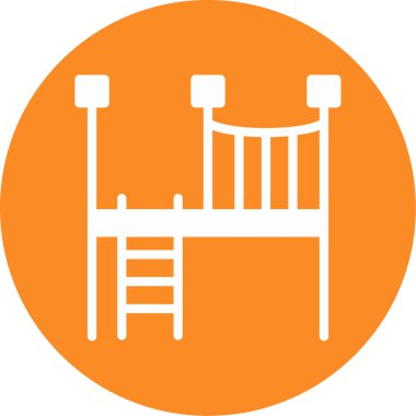 Modern mobilya simgesinin vektör illüstrasyonu