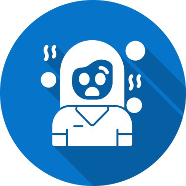 Uzaylı simgesi, vektör illüstrasyonu