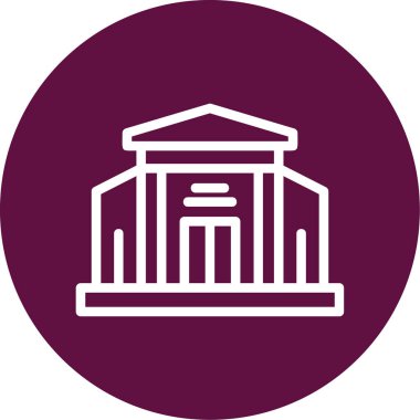 Benzersiz yapı vektörü simgesi