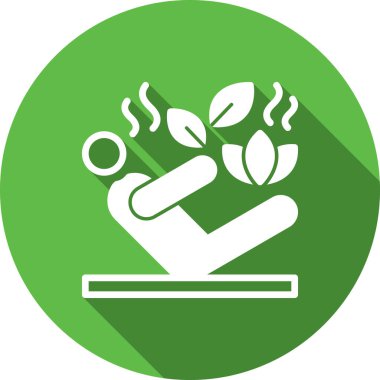 Ekoloji düz vektör simgesi