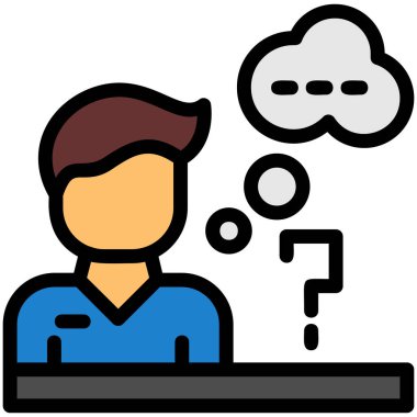 Müşteri servisi. Basit resimleme