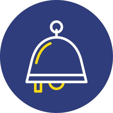 Çan simgesi vektör illüstrasyonu