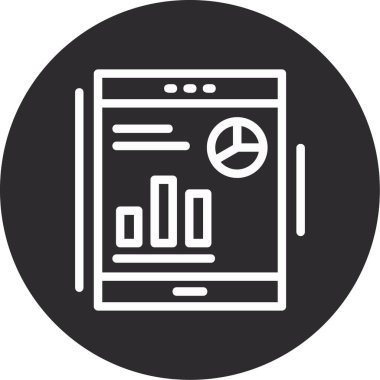 İş ve finans simgesinin vektör illüstrasyonu