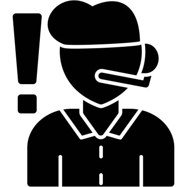 Avatar simgesi, vektör illüstrasyonu