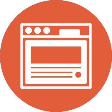 seo modern simgesinin vektör illüstrasyonu