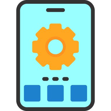 Mobil Ayarlar. Basit tasarım